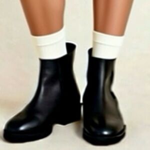 Women’s ASOS Black Leather Chelsea Boots